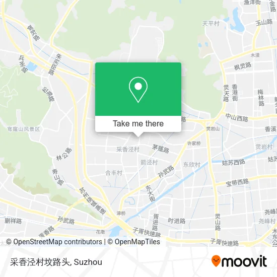 采香泾村坟路头 map