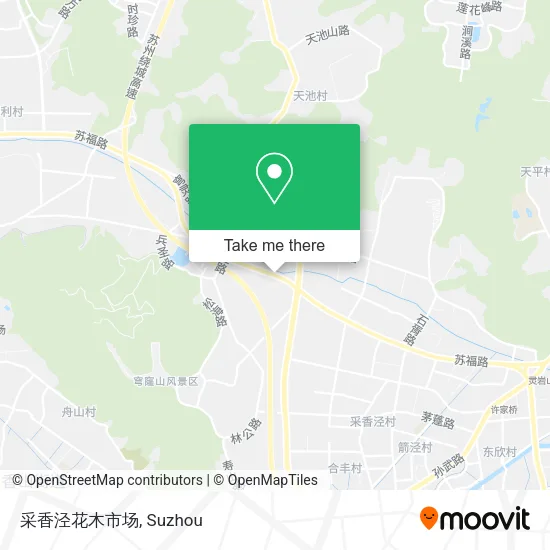 采香泾花木市场 map