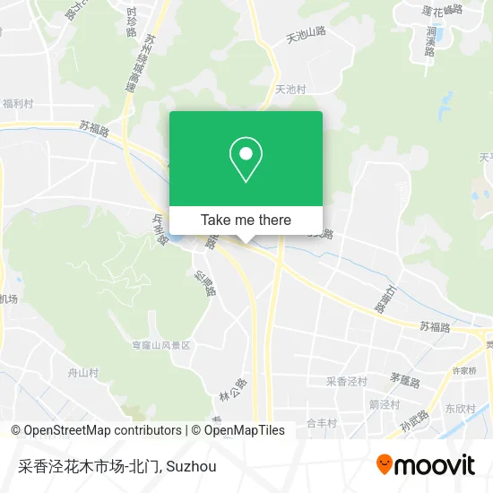 采香泾花木市场-北门 map