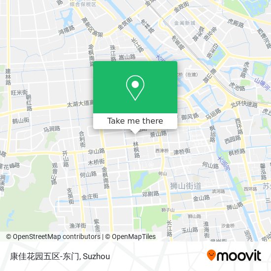 康佳花园五区-东门 map