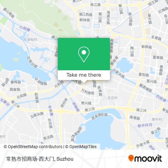 常熟市招商场-西大门 map