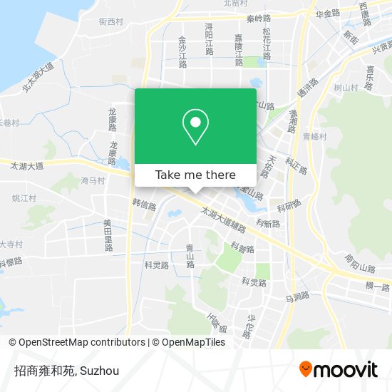 招商雍和苑 map