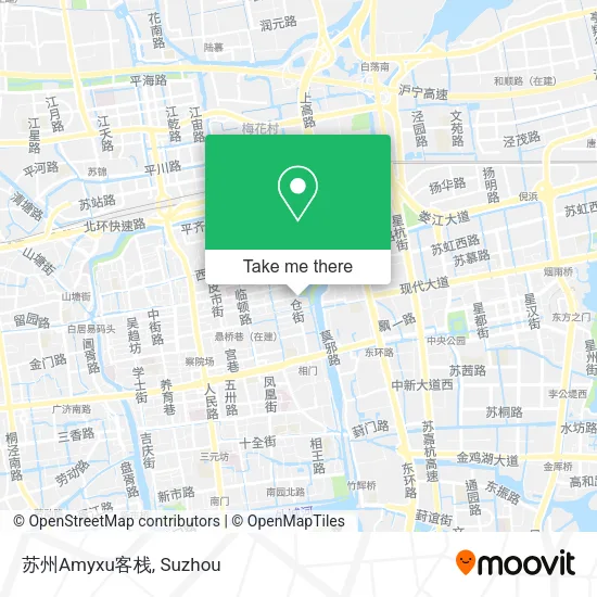 苏州Amyxu客栈 map
