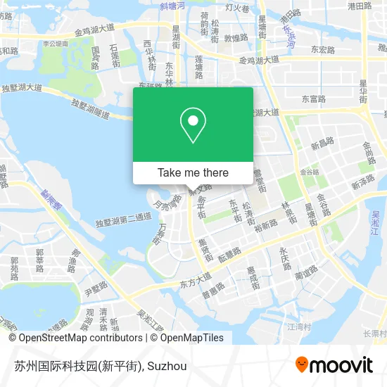 苏州国际科技园(新平街) map