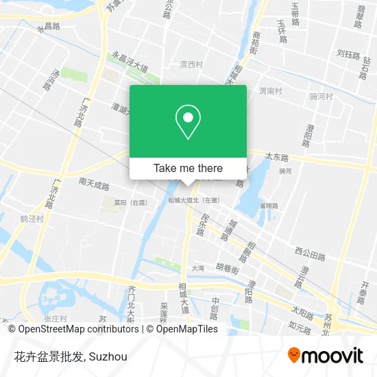 花卉盆景批发 map