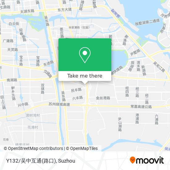 Y132/吴中互通(路口) map