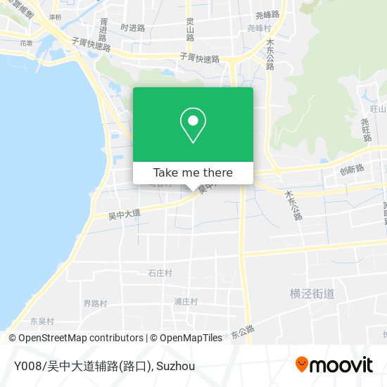 Y008/吴中大道辅路(路口) map