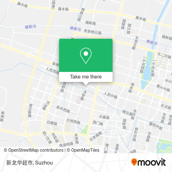 新龙华超市 map