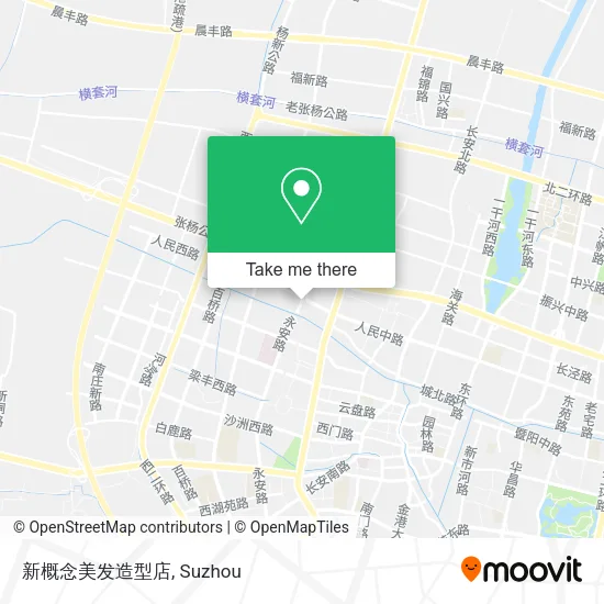 新概念美发造型店 map