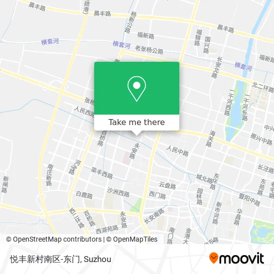 悦丰新村南区-东门 map