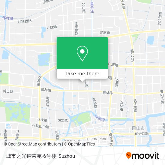 城市之光锦荣苑-6号楼 map