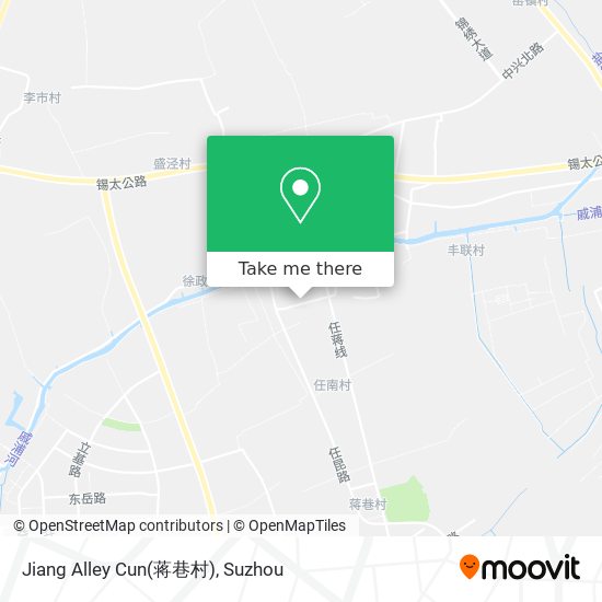 Jiang Alley Cun(蒋巷村) map