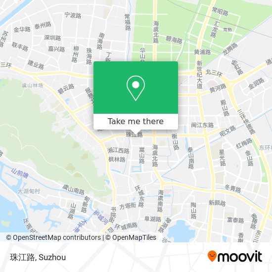 珠江路 map