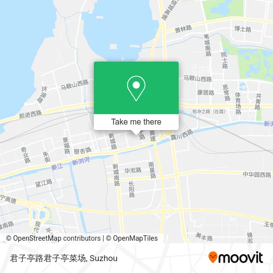 君子亭路君子亭菜场 map
