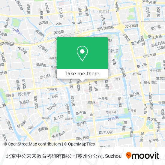 北京中公未来教育咨询有限公司苏州分公司 map