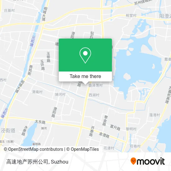 高速地产苏州公司 map