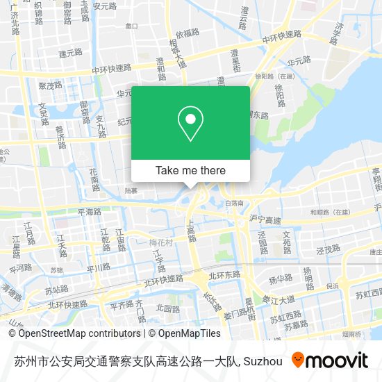 苏州市公安局交通警察支队高速公路一大队 map