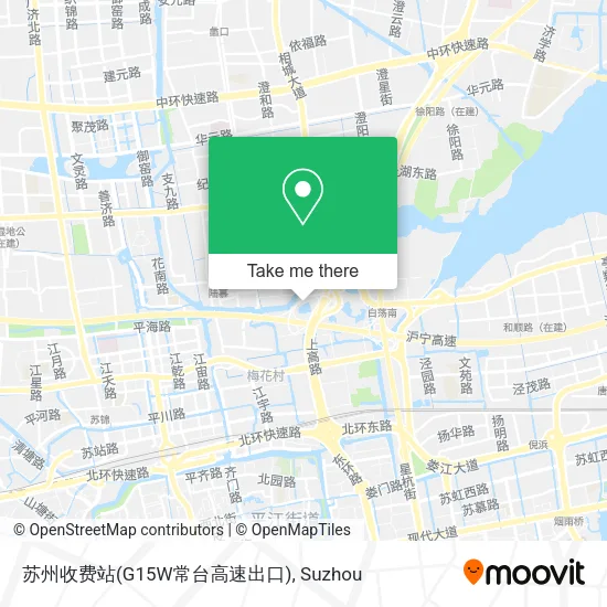 苏州收费站(G15W常台高速出口) map