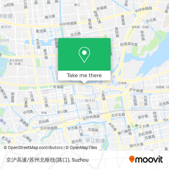 京沪高速/苏州北枢纽(路口) map