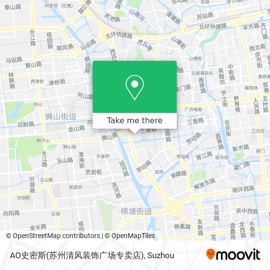 AO史密斯(苏州清风装饰广场专卖店) map