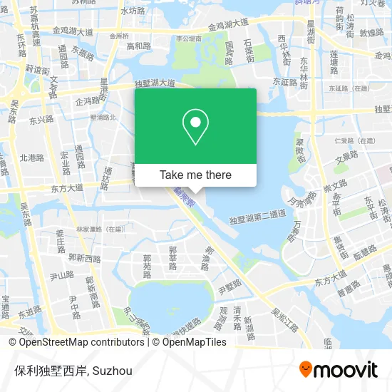 保利独墅西岸 map