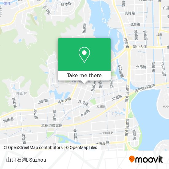 山月石湖 map