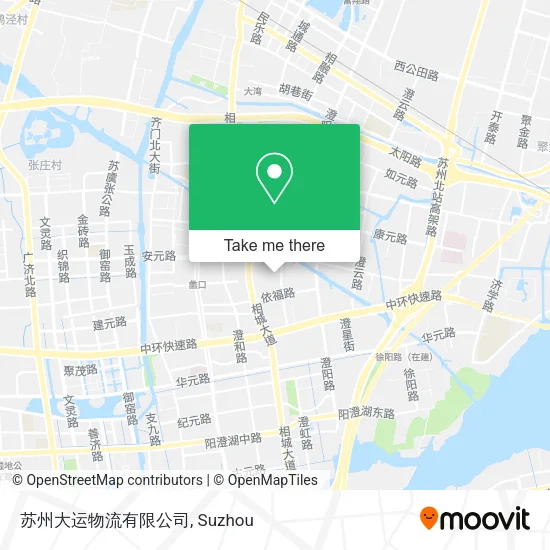 苏州大运物流有限公司 map