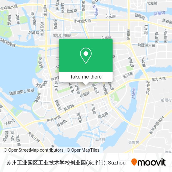 苏州工业园区工业技术学校创业园(东北门) map