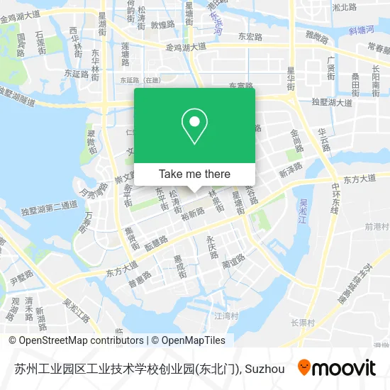 苏州工业园区工业技术学校创业园(东北门) map