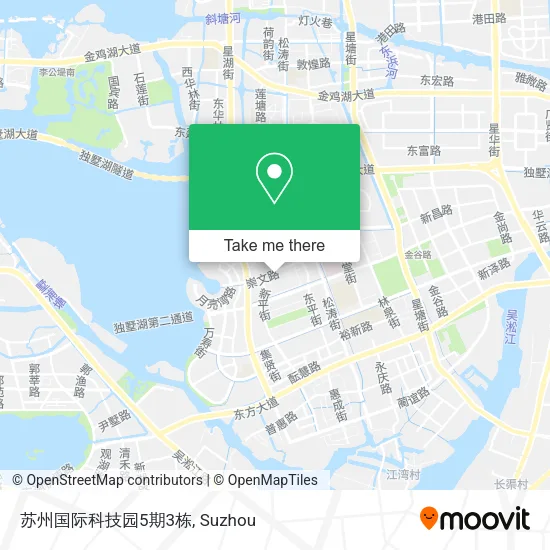 苏州国际科技园5期3栋 map