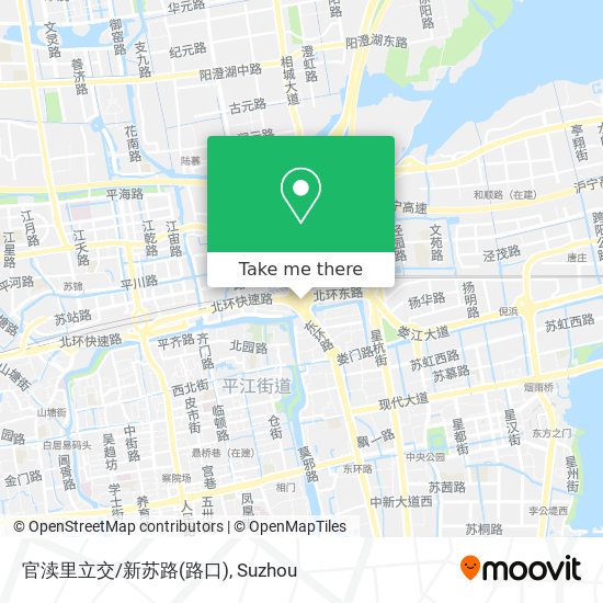 官渎里立交/新苏路(路口) map