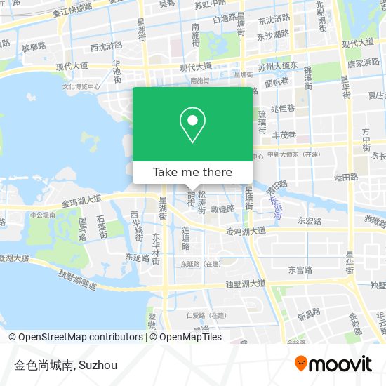 金色尚城南 map