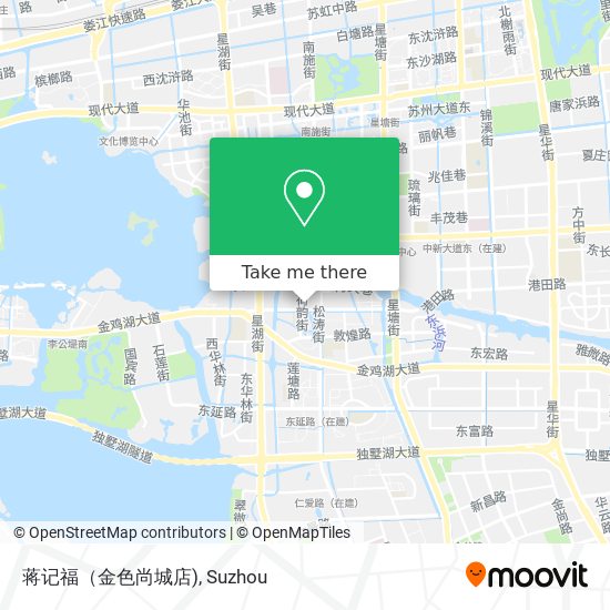 蒋记福（金色尚城店) map