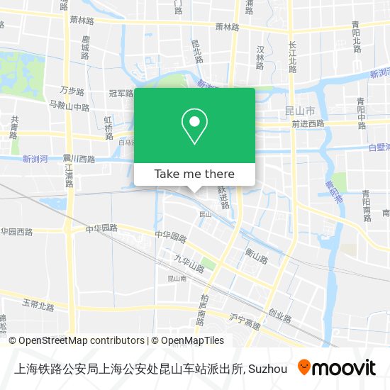 上海铁路公安局上海公安处昆山车站派出所 map