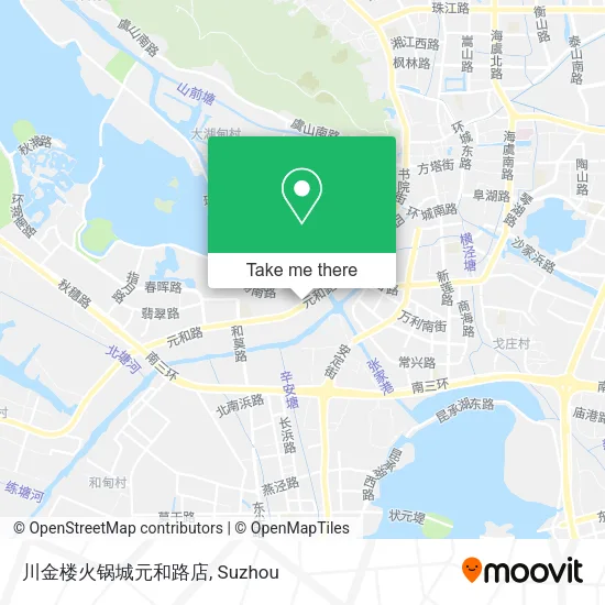 川金楼火锅城元和路店 map