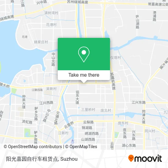 阳光嘉园自行车租赁点 map