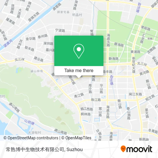 常熟博中生物技术有限公司 map