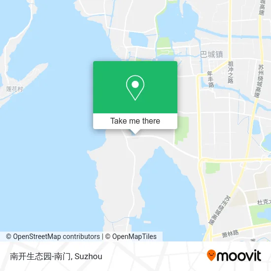 南开生态园-南门 map