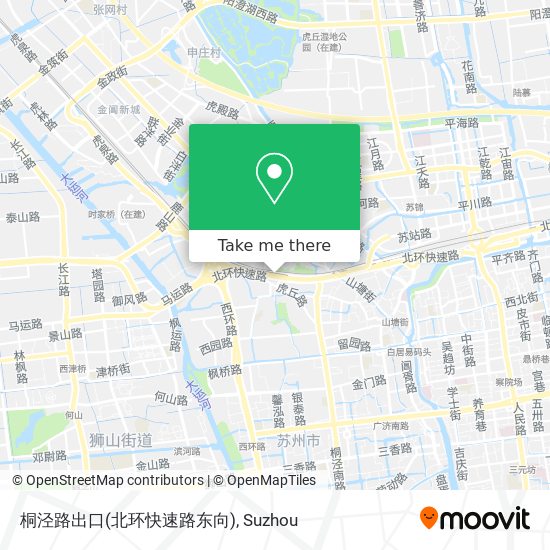 桐泾路出口(北环快速路东向) map
