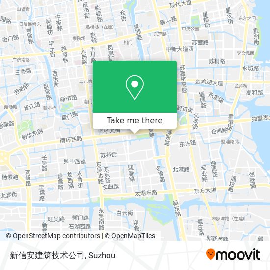 新信安建筑技术公司 map
