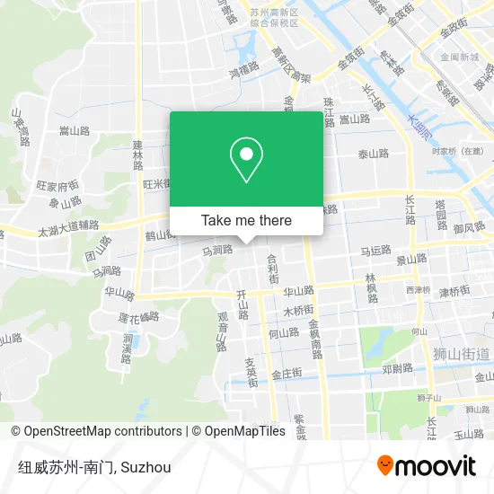 纽威苏州-南门 map