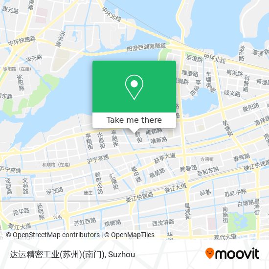 达运精密工业(苏州)(南门) map