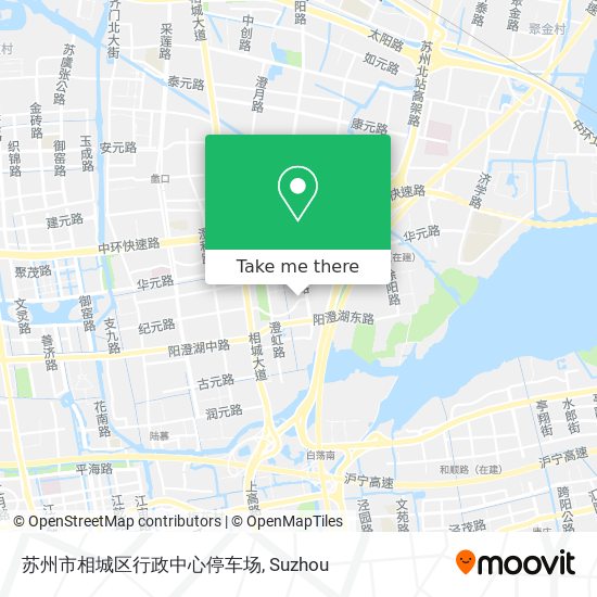 苏州市相城区行政中心停车场 map