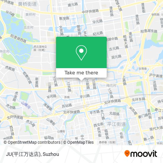 JU(平江万达店) map
