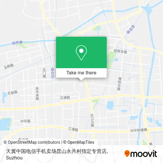 天翼中国电信手机卖场昆山永共村指定专营店 map