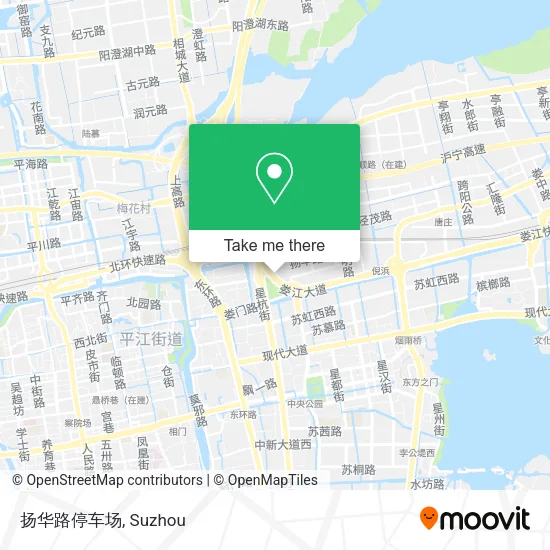 扬华路停车场 map