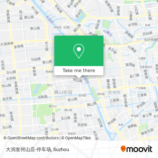 大润发何山店-停车场 map
