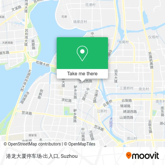 港龙大厦停车场-出入口 map