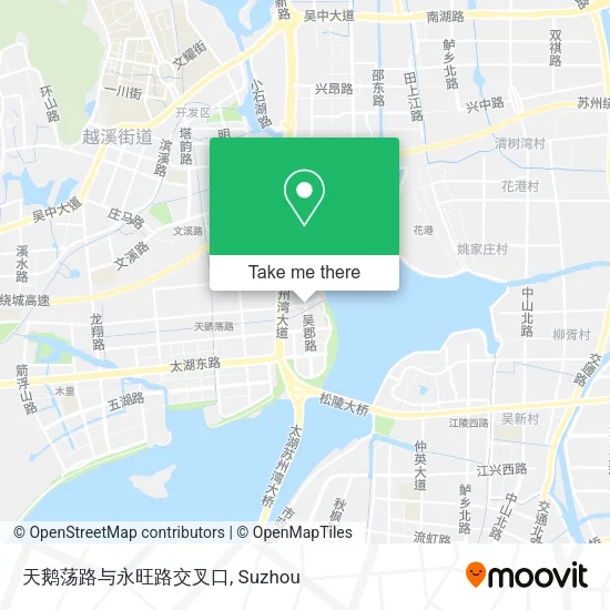 天鹅荡路与永旺路交叉口 map