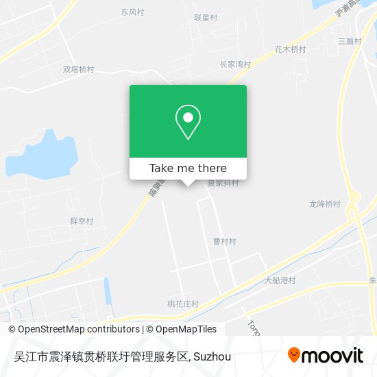 吴江市震泽镇贯桥联圩管理服务区 map